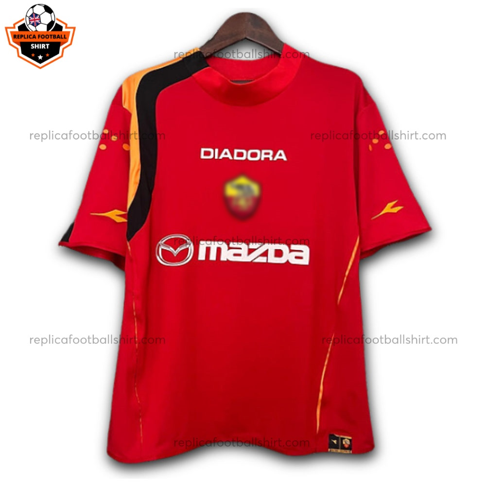 Retro AS Roma Home Men Replica Football Shirt 2004/05 - Front View