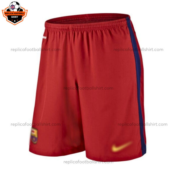 Retro Barcelona Home Kid Replica Football Kit 2015/16 - Front Short View