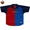 Retro FC Barcelona Centenary Home Replica Football Shirt 1999 - Front View