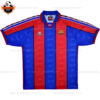 Retro FC Barcelona Home Replica Football Shirt 1996/97 - Front View