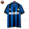 Retro Inter Milan Home Men Replica Football Shirt 1990/91 - Front View