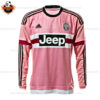 Retro Juventus Away Men Replica Football Shirt 2015/16 - Front View