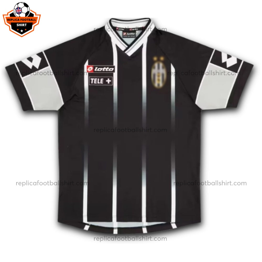 Retro Juventus Training Men Replica Football Shirt 2000/01 - Front View
