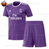 Retro Real Madrid Away Kid Replica Football Kit 2016/17 - Front View