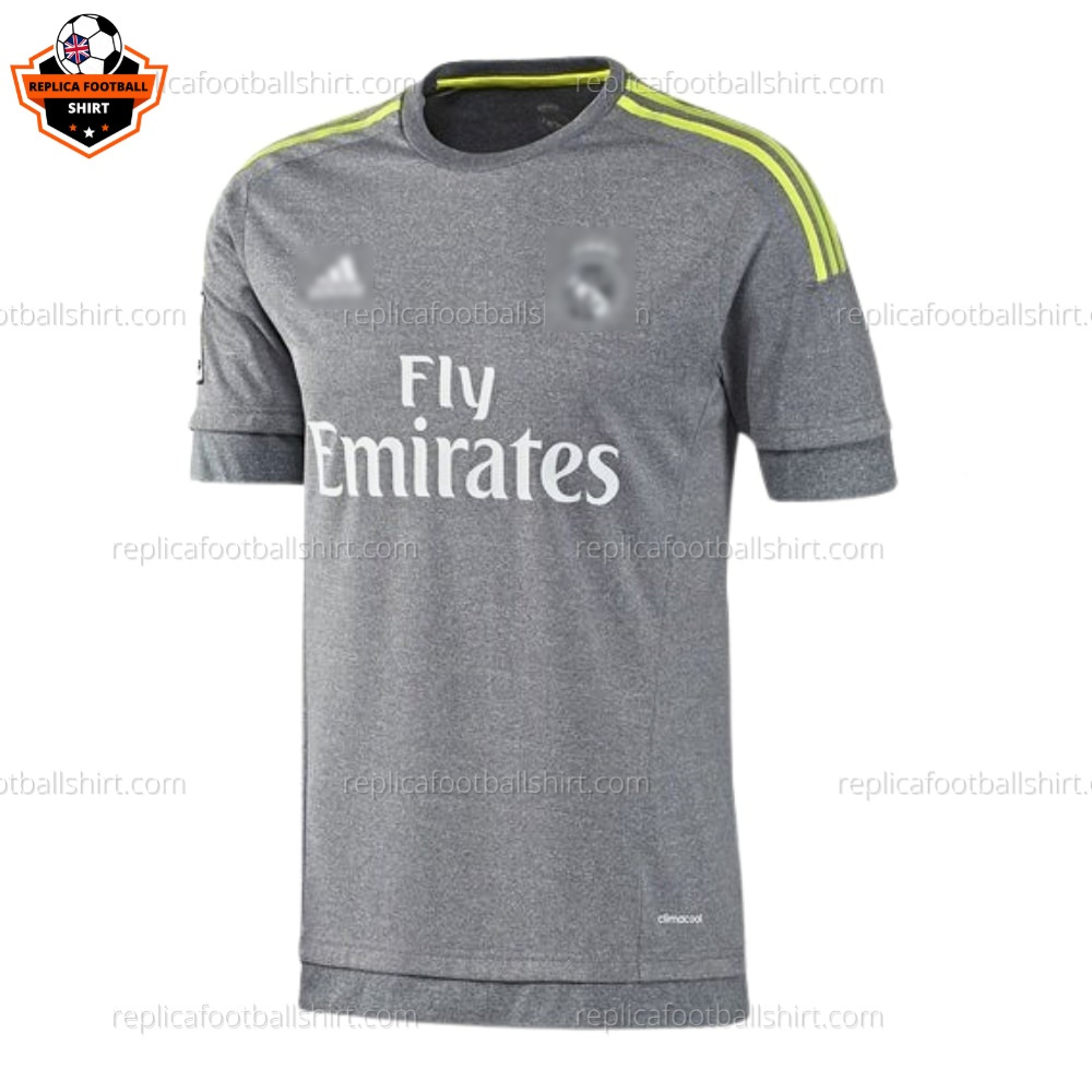 Retro Real Madrid Away Men Replica Football Shirt 2015/16 - Front View
