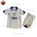 Retro Real Madrid Home Kid Replica Football Kit 1997/98
