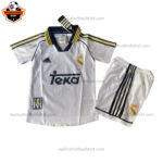 Retro Real Madrid Home Kid Replica Football Kit 1998/00