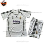Retro Real Madrid Home Kid Replica Football Kit 2006/07