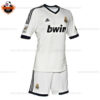 Retro Real Madrid Home Kid Replica Football Kit 2012/13 - Front View