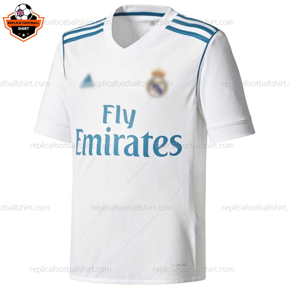 Retro Real Madrid Home Kid Replica Football Kit 2017/18 - Front Shirt View