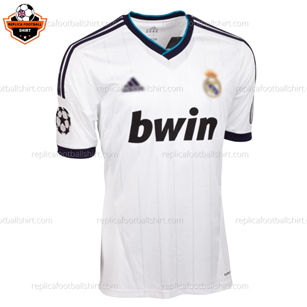 Retro Real Madrid Home Men Replica Football Shirt 2012/13 - Front View