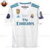 Retro Real Madrid Home Men Replica Football Shirt 2017/18 - Front View