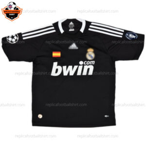 Retro Real Madrid Third Men Replica Football Shirt 2008/09 - Front View