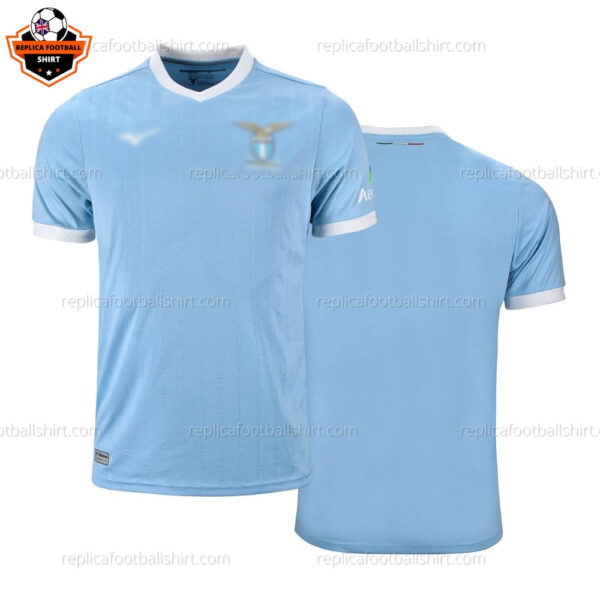 SS Lazio 50th Champion Blue Men Replica Football Shirt 2024/25 - Over View