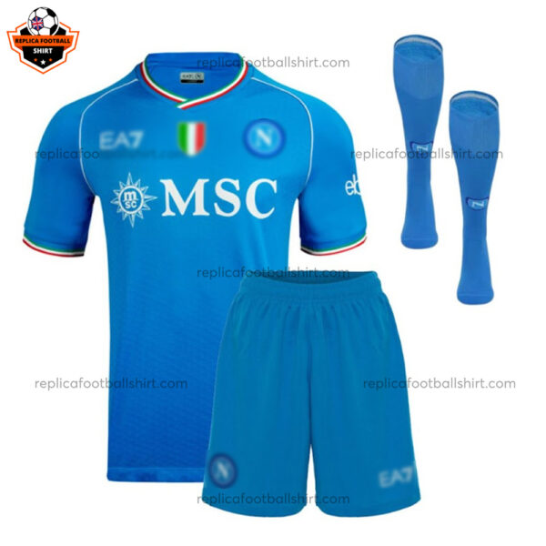 SSC Napoli Home Adult Replica Football Kit 2023/24 - Over View