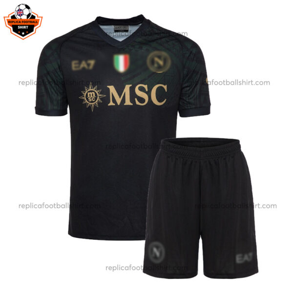 SSC Napoli Third Adult Replica Football Kit 2023/24 - Front View