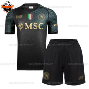 SSC Napoli Third Kid Replica Football Kit 2023/24 - Front View