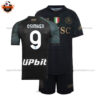 SSC Napoli Third Kid Replica Football Kit 2023/24 OSIMHEN 9 Printed - Over View