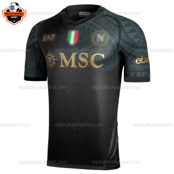SSC Napoli Third Men Replica Football Shirt 2023/24 - Front View -1