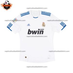 Retro Real Madrid Home Men Replica Football Shirt 2010/11 Front View
