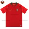Retro Portugal Home Men Replica Football Shirt 2018/19 Front View