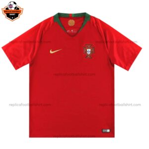 Retro Portugal Home Men Replica Football Shirt 2018/19 Front View