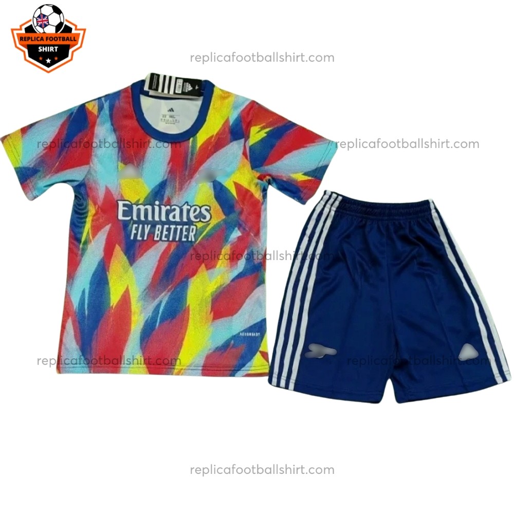 Arsenal Training Kid Replica Football Kit 2025/26 Front View