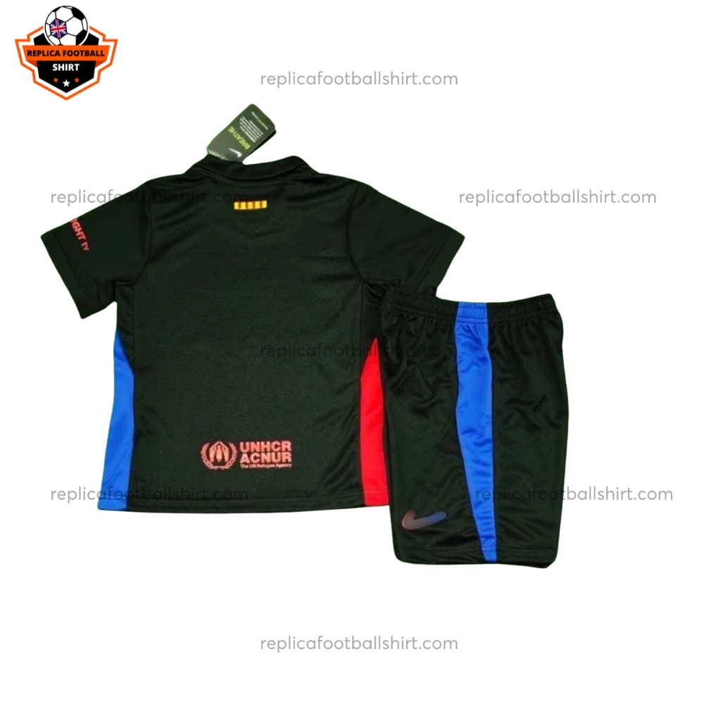 Barcelona x Travis Scott Away Kid Replica Football Kit 2025/26 Back View