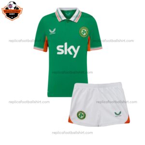 Ireland Home Kid Replica Football Kit 2025/26 Front View