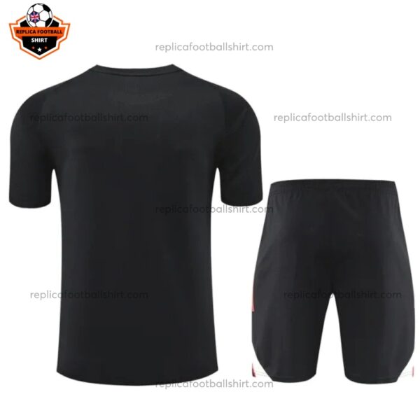 Liverpool Black Training Kid Replica Football Kit 2025/26 Back View