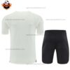 Liverpool White Training Kid Replica Football Kit 2025/26 Back View