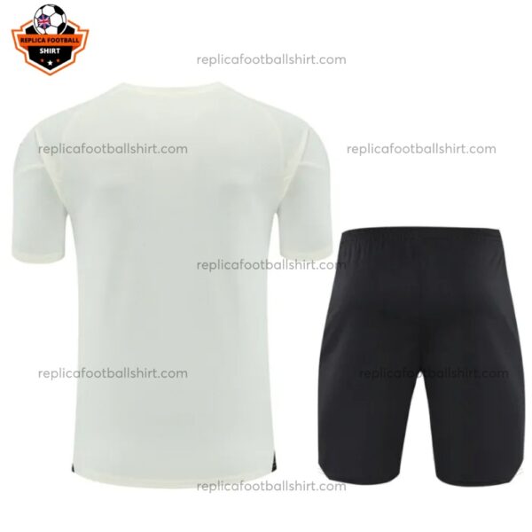 Liverpool White Training Kid Replica Football Kit 2025/26 Back View