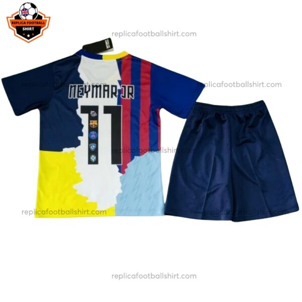 NEYMAR JR 11 Commemorative Edition Kid Replica Football Kit 2025/26 Back View