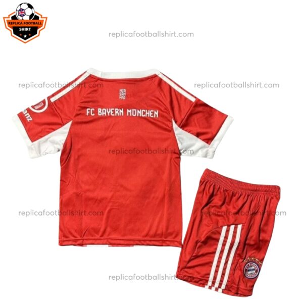 Bayern Munich Home Kid Replica Football Kit 2025/26 Back View