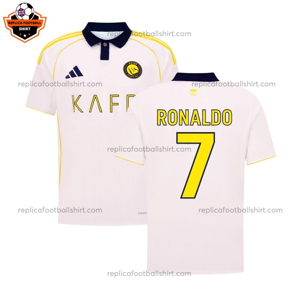 Al Nassr RONALDO 7 Third Men Replica Football Shirt 2025/26 Full View