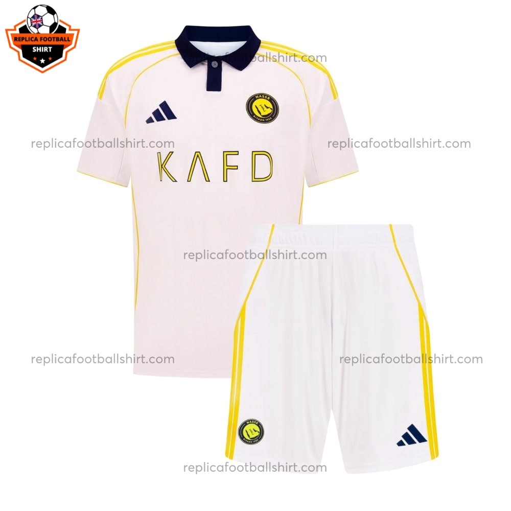 Al Nassr Third Kid Replica Football Kit 2025/26 Front Viêw