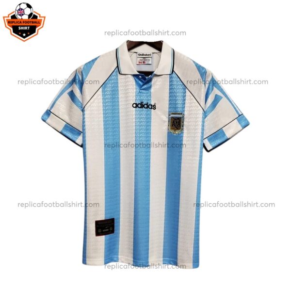Retro Argentina Home Replica Football Shirt 1996/97 Front View