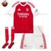 Arsenal Home Kid Replica Football Kit 202526 Front View