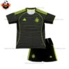 Celtic Away Kid Replica Football Kit 2025/26 Front View
