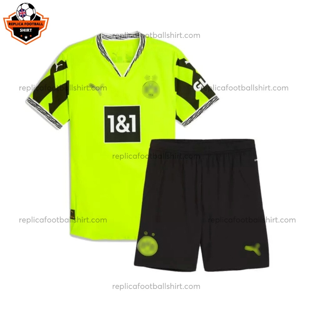 Dortmund Special Home Kid Replica Football Kit 2024/25 Front View