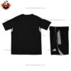 Inter Miami Black Pre Match Training Kid Replica Football Kit 2025/26 Back View