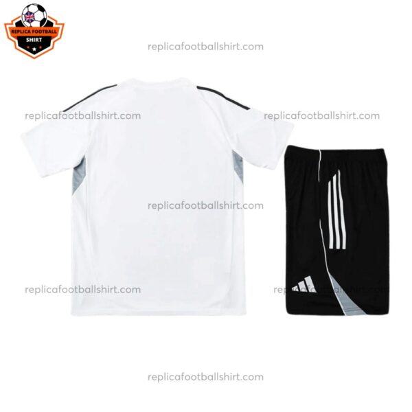 Inter Miami White Pre Match Training Kid Replica Football Kit 2025/26 Back View