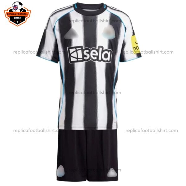 Newcastle Home Kid Replica Football Kit 2025/26 Front View