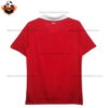 Retro Manchester United Home Men Replica Football Shirt 2010/11 Back View