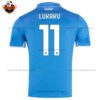 SSC Napoli Home Adult Replica Football Shirt 2024/25 LUKAKU 11 Printed Back View