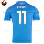SSC Napoli Home Adult Replica Football Shirt 2024/25 LUKAKU 11 Printed
