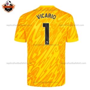 Tottenham Hotspur Goalkeeper Men Replica Football Shirt 2024/25 VICARIO 1 Printed Back View
