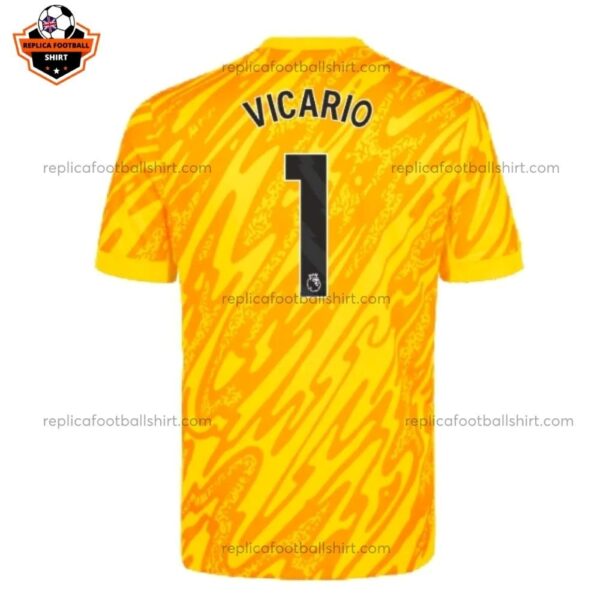 Tottenham Hotspur Goalkeeper Men Replica Football Shirt 2024/25 VICARIO 1 Printed Back View