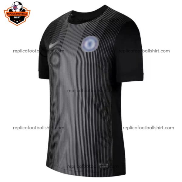 Chelsea Black Goalkeeper Men Replica Football Shirt 2025/26 Front View