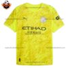 Manchester City Yellow Goalkeeper Men Replica Football Shirt 2025/26 Front View